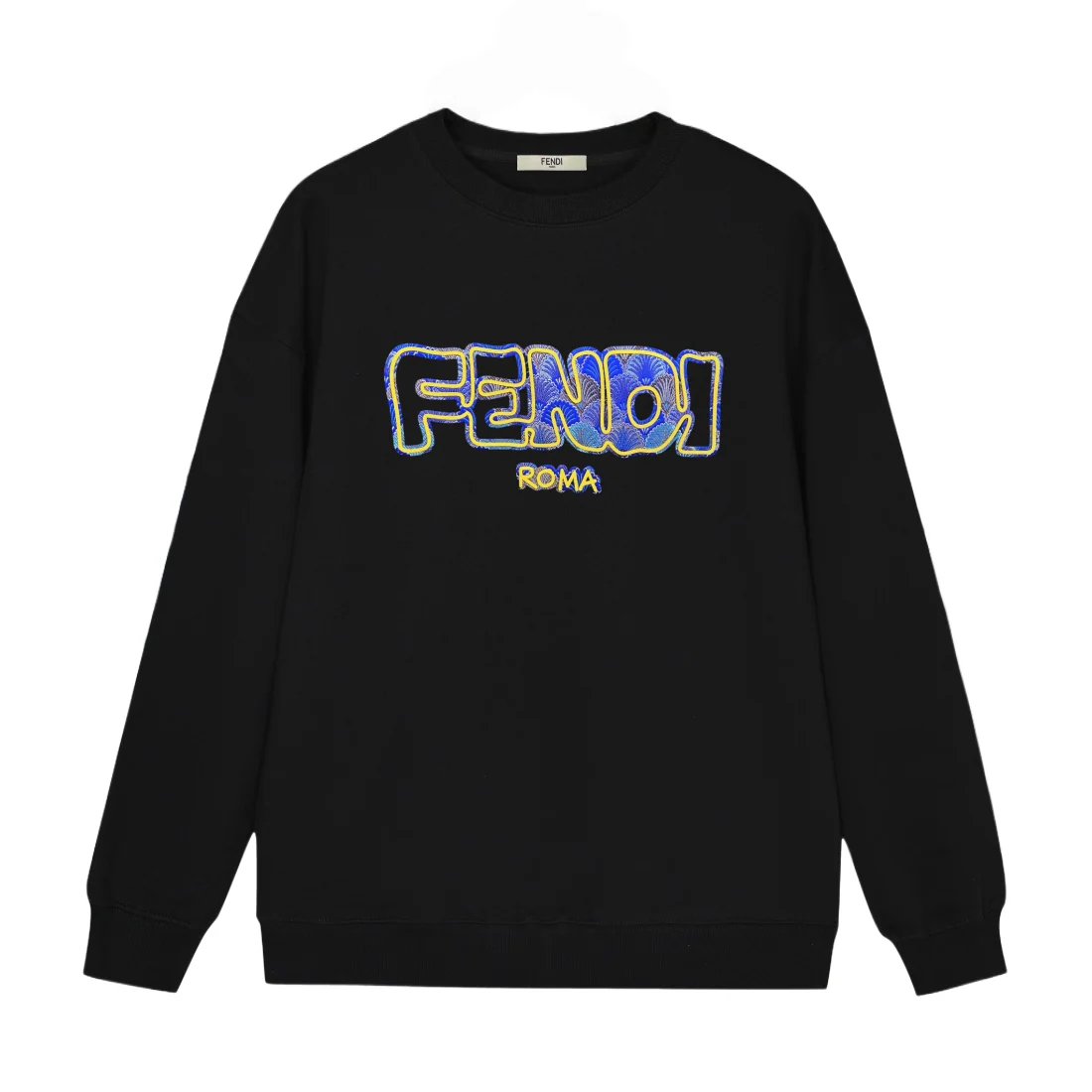 Hollow-out Embroidered Sweatshirt