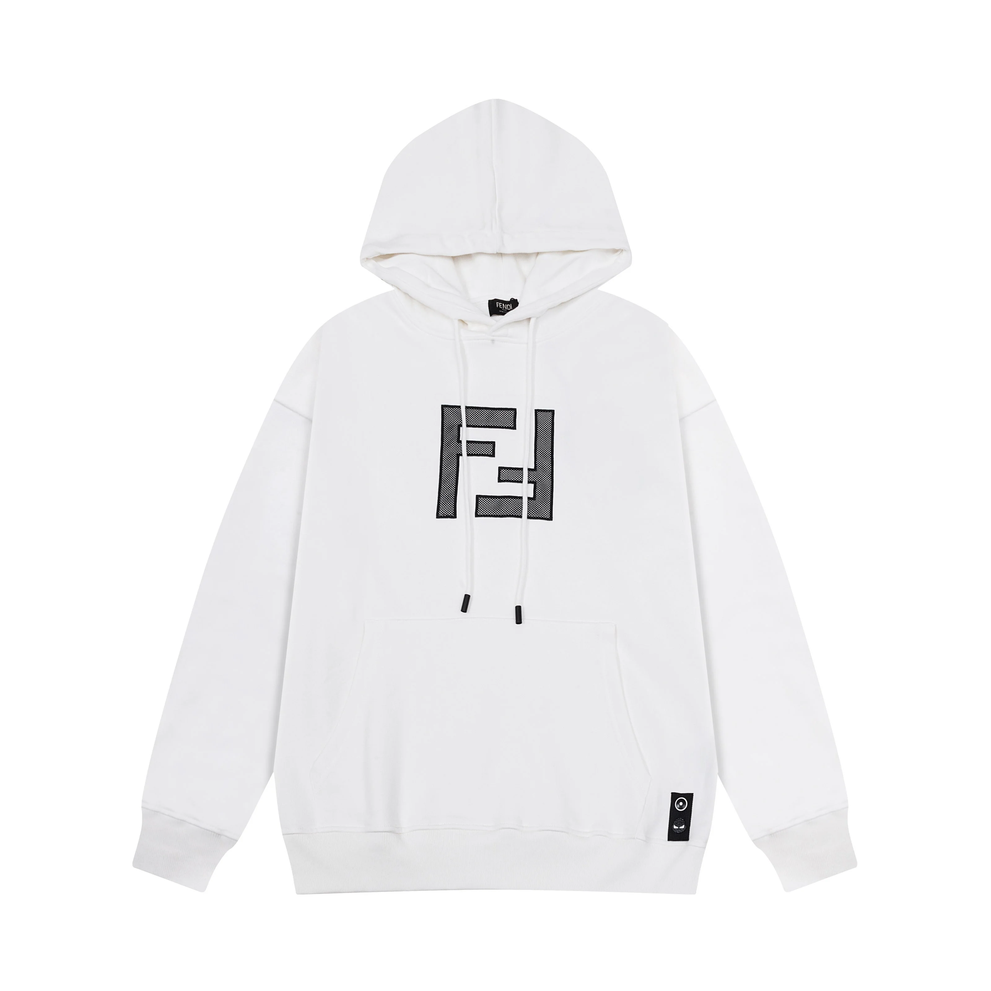 Embroidered cotton sweatshirt