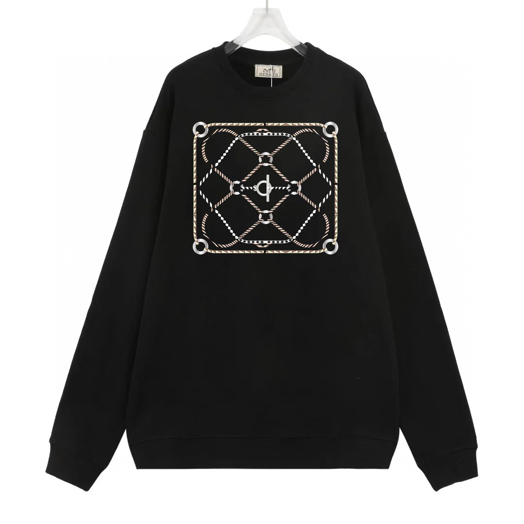 Fashion printed cotton sweatshirt