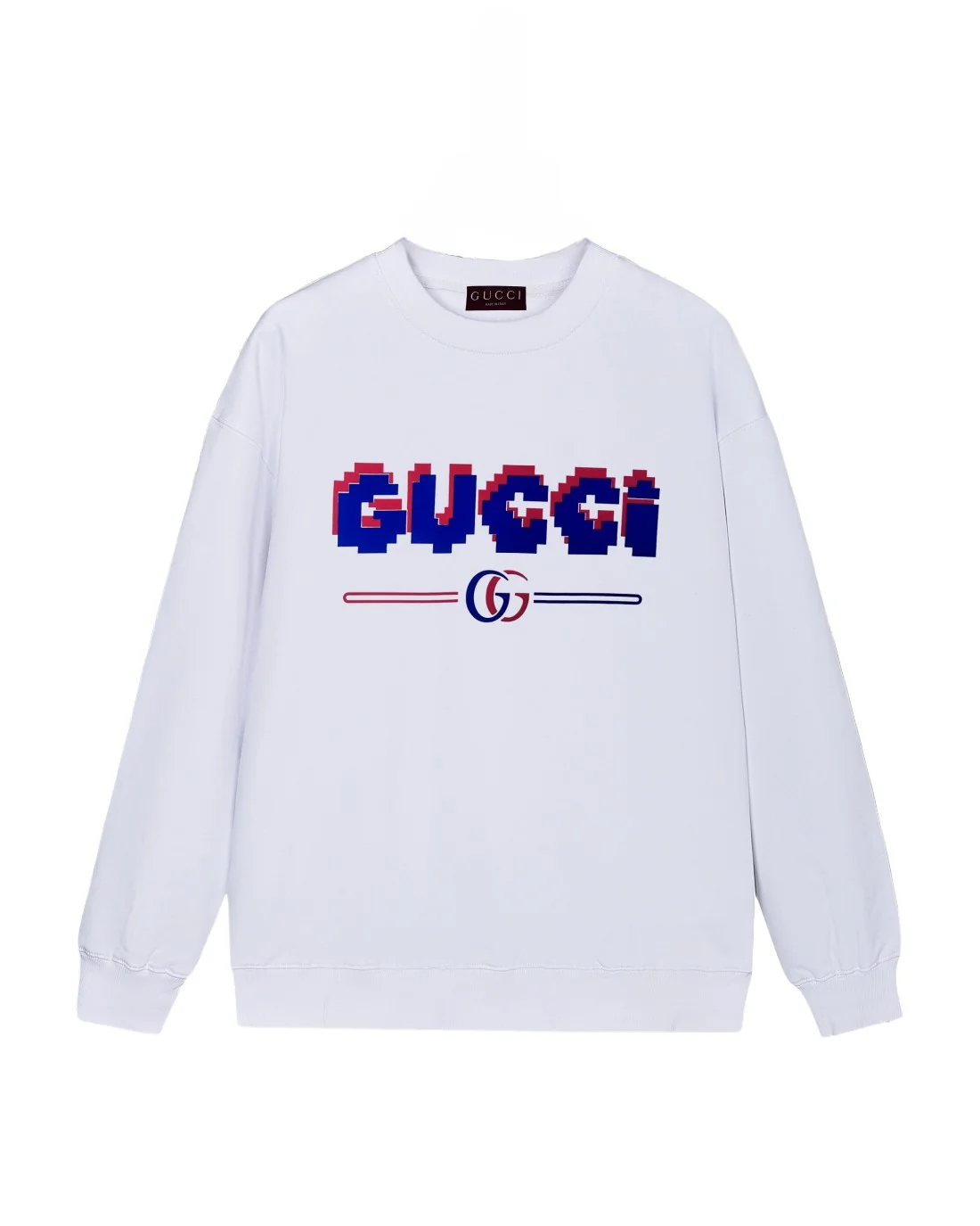 Mosaic offset printed sweatshirt