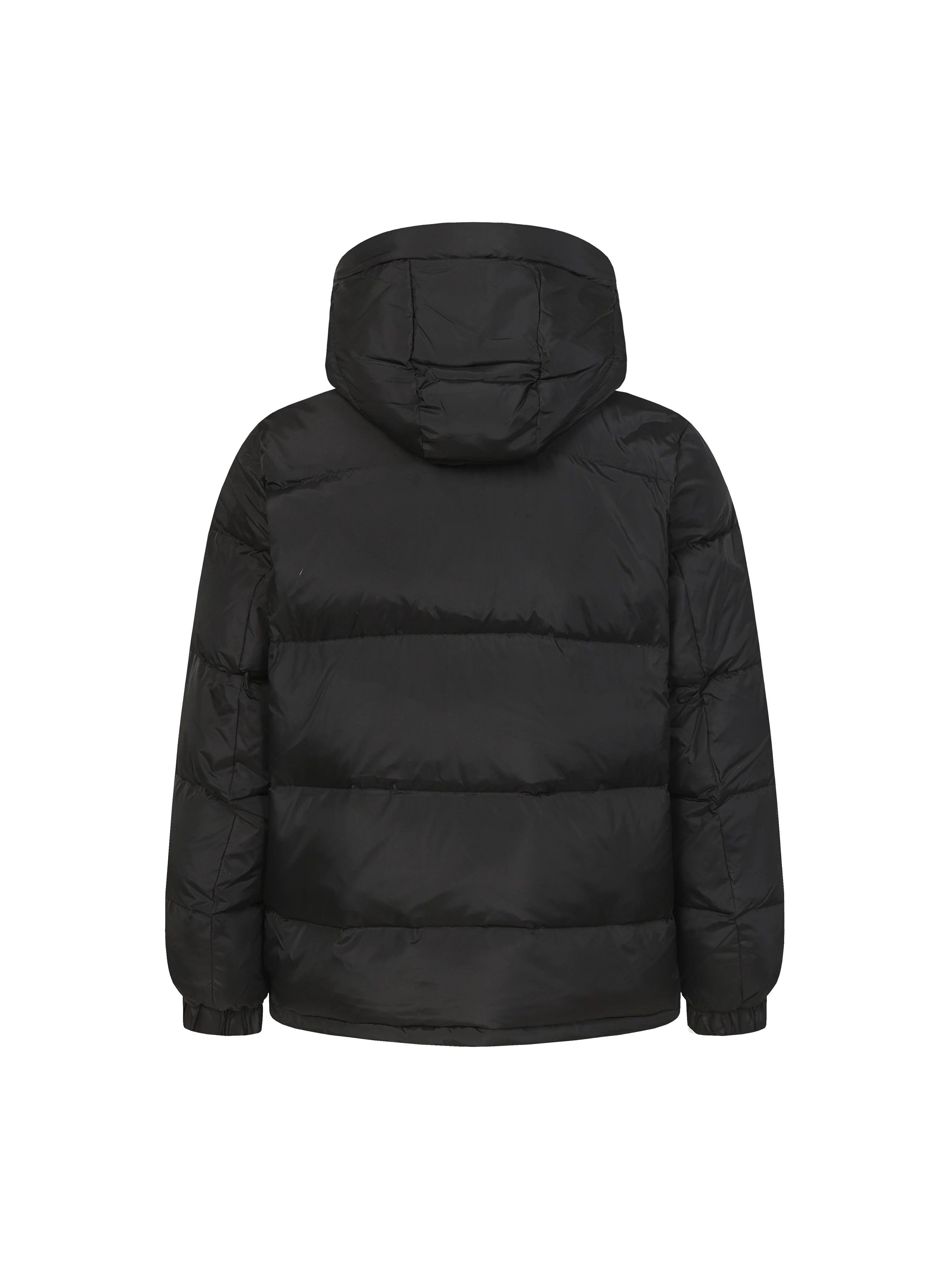 Detachable hooded down jacket