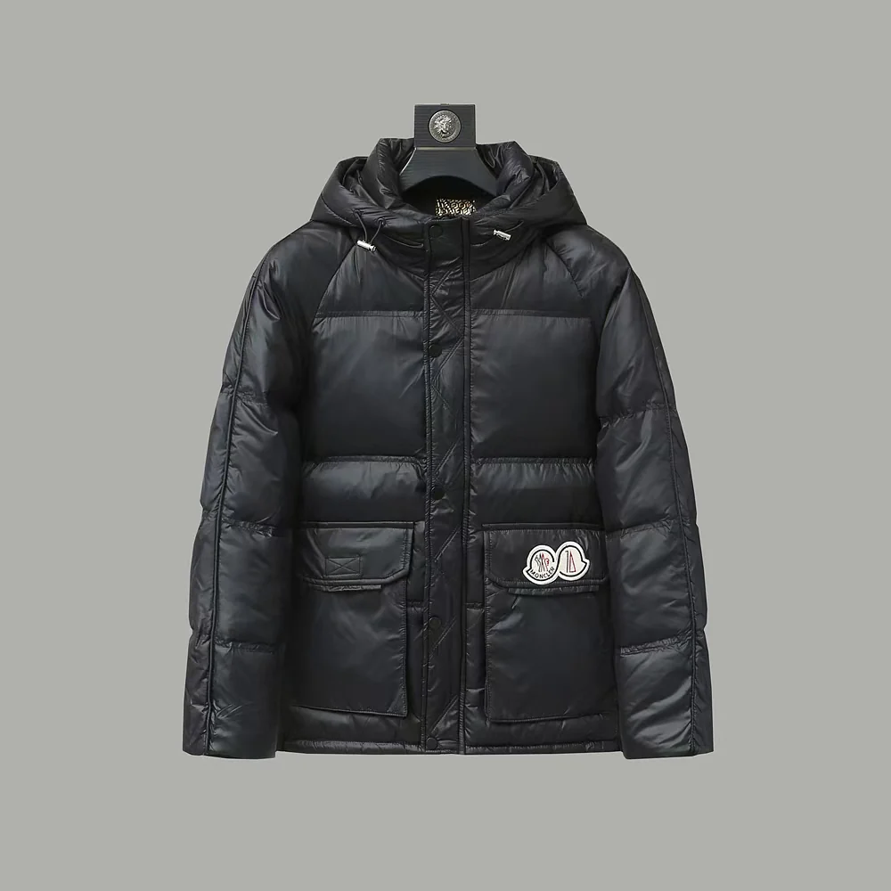 Pocket Hooded Down Jacket