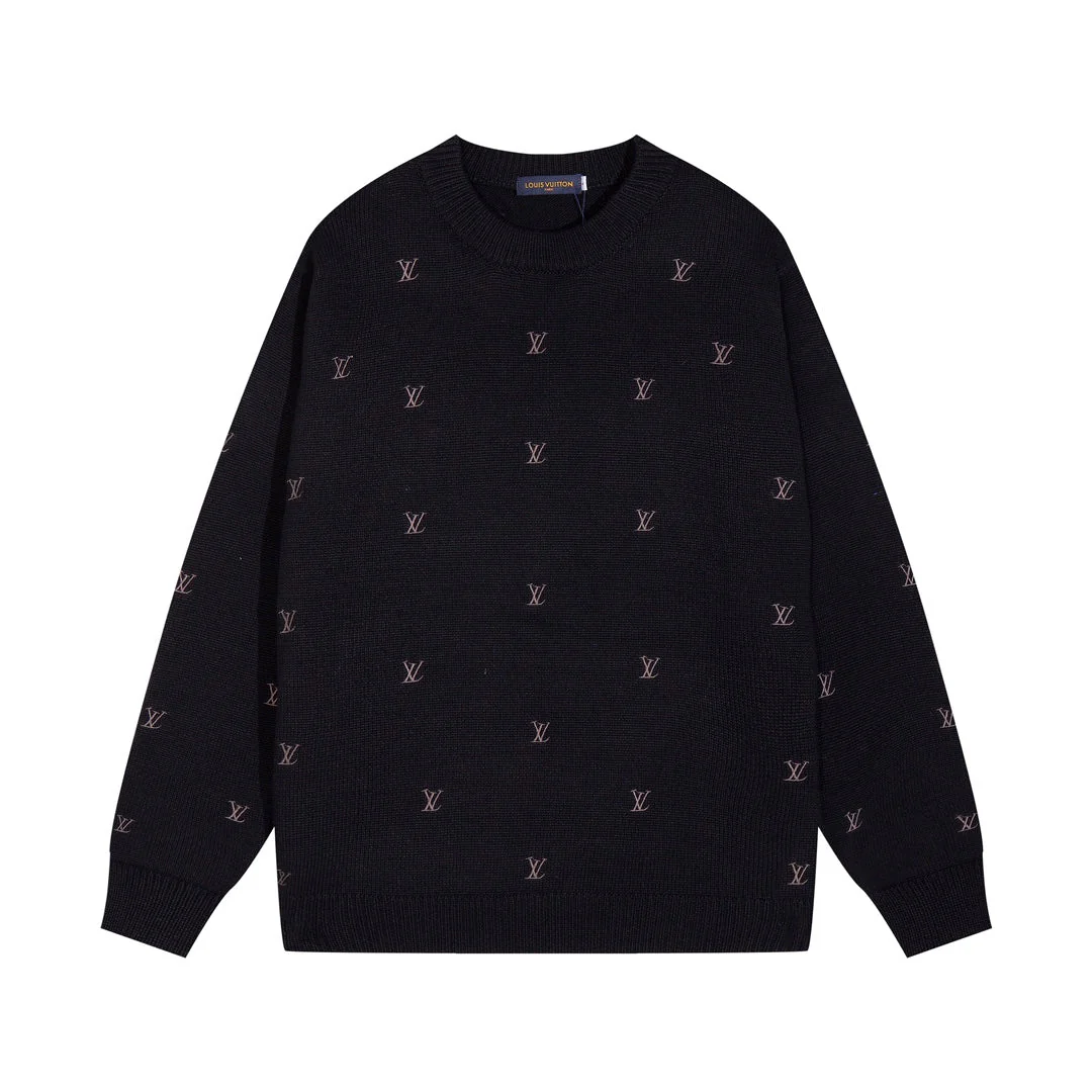 knitted embroidered sweater