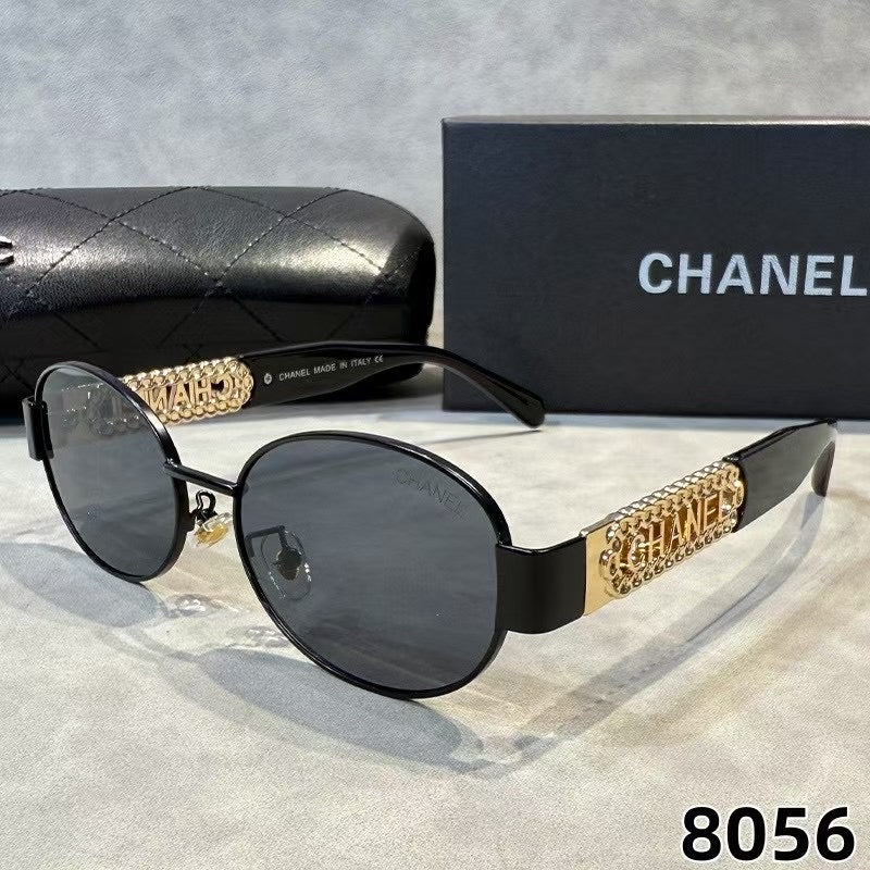 6 Colors Metal Frame Round Lens Sunglasses 8056