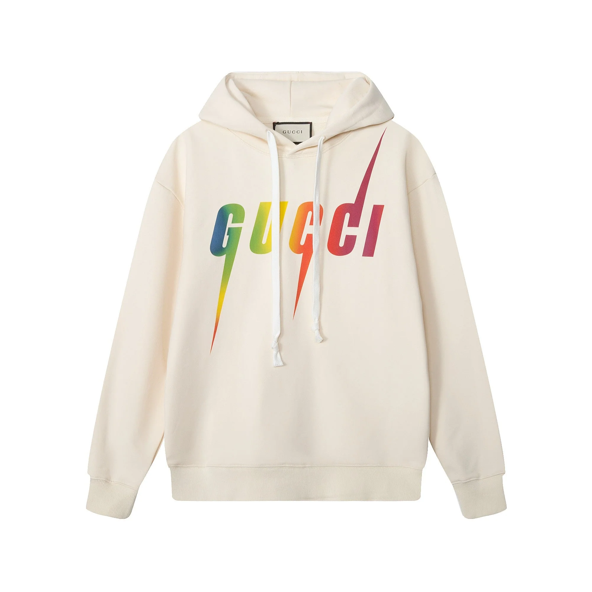 Lightning print cotton sweatshirt