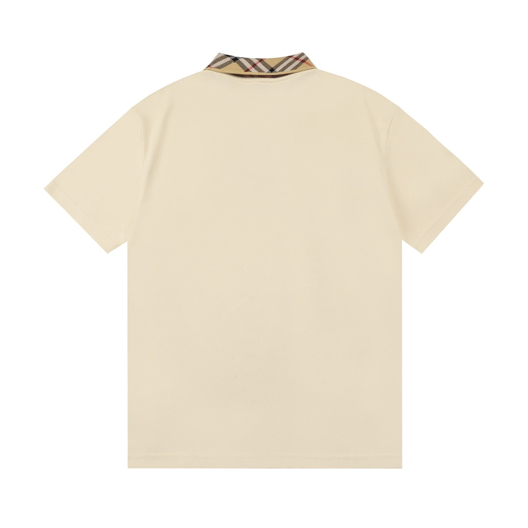 Lapel Cotton Polo Shirt