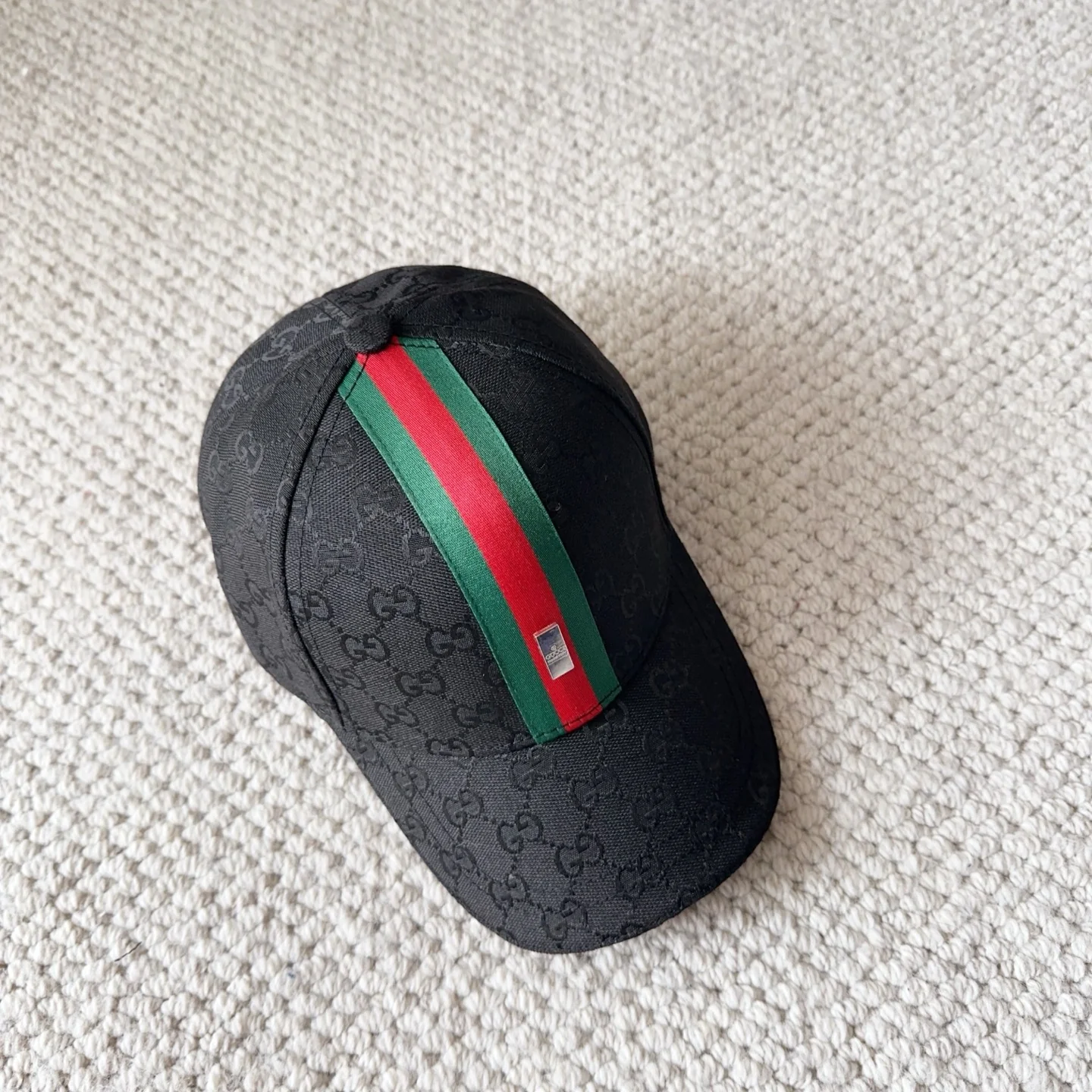 Jacquard webbing baseball cap