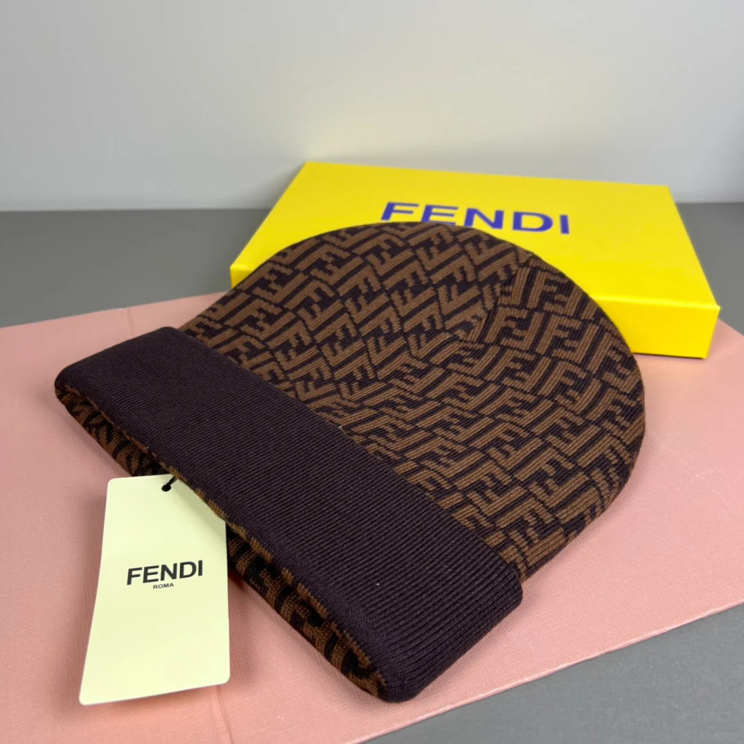 Double layer Cashmere Knitted  Beanie