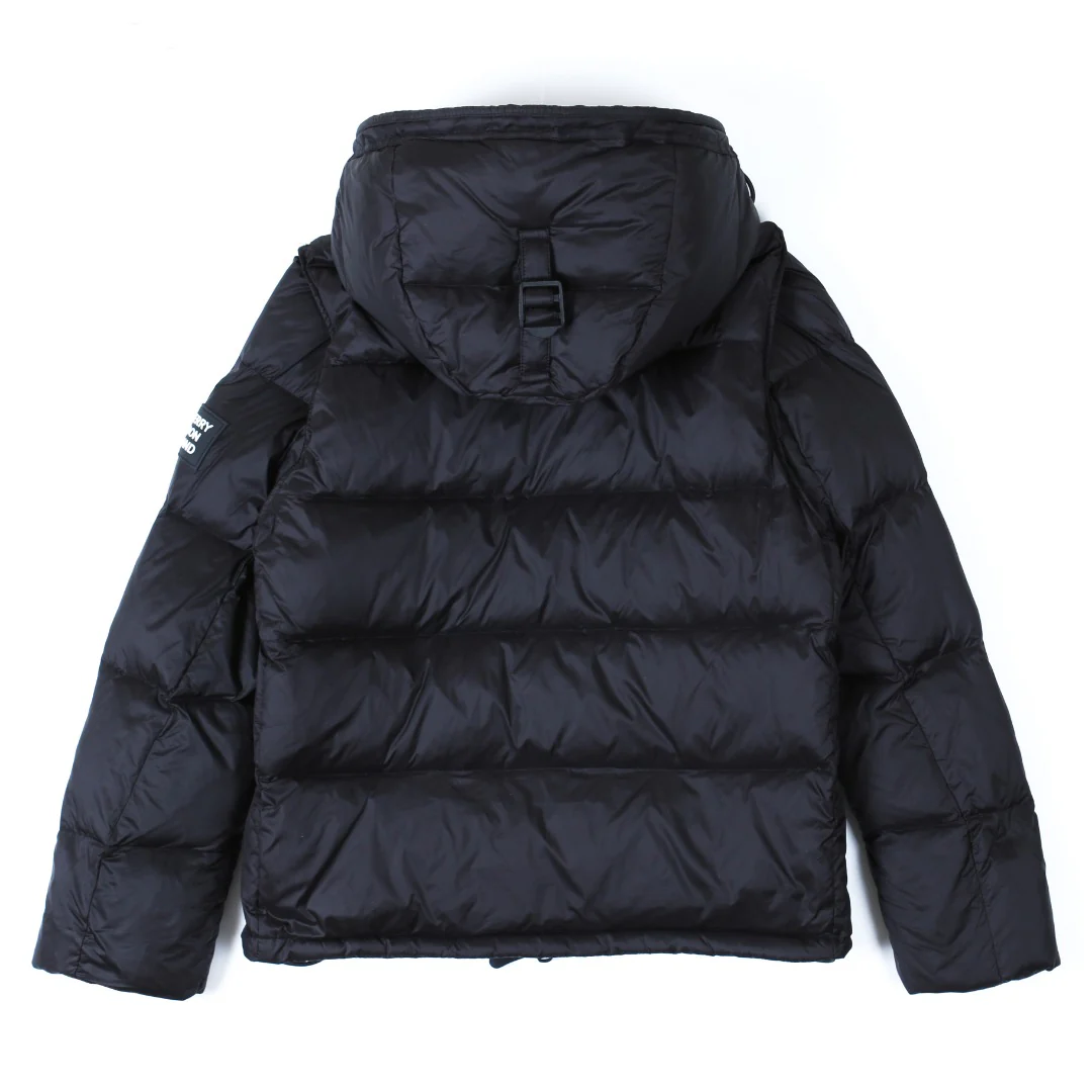 zipper stand collar down jacket