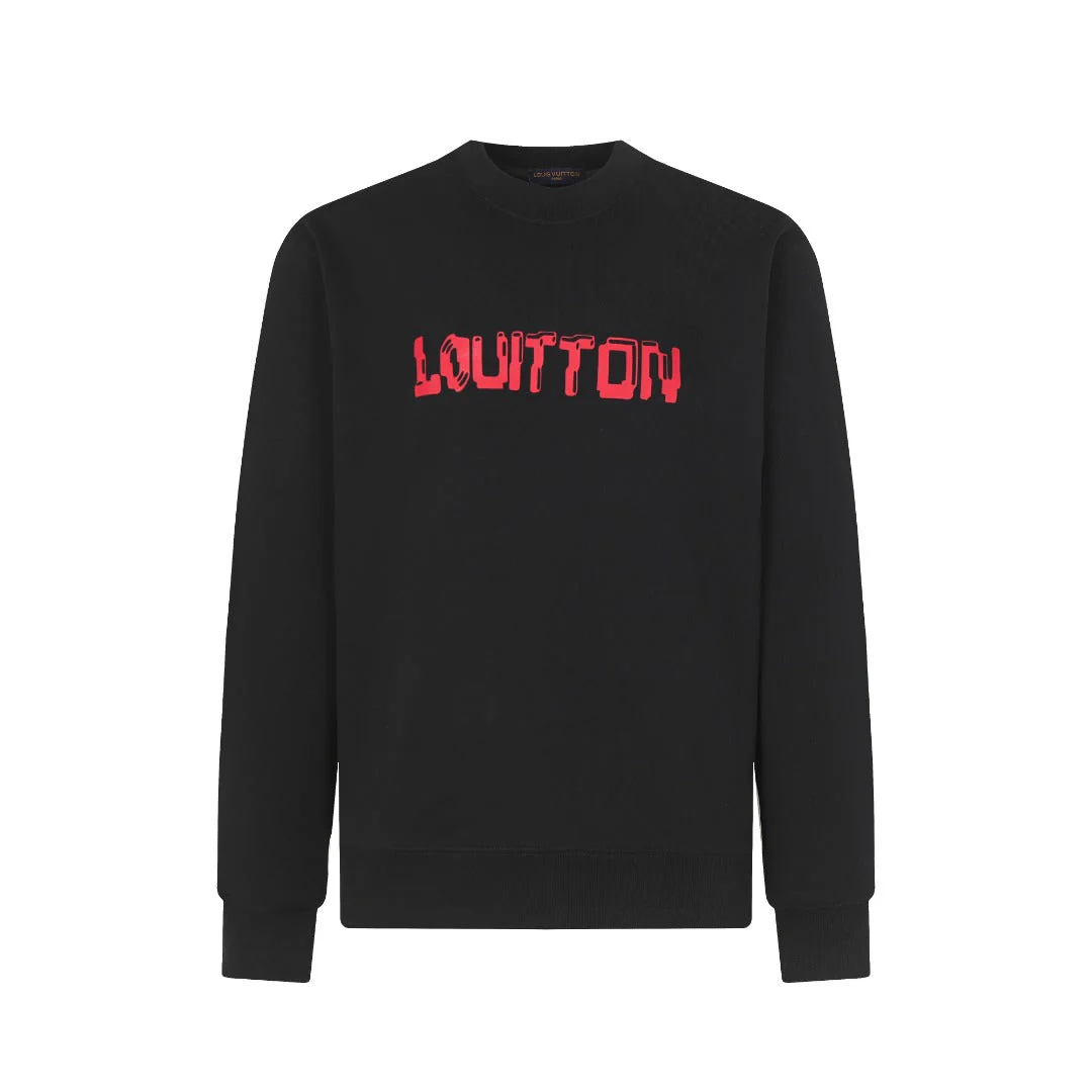 Knitted printed sweatshirt