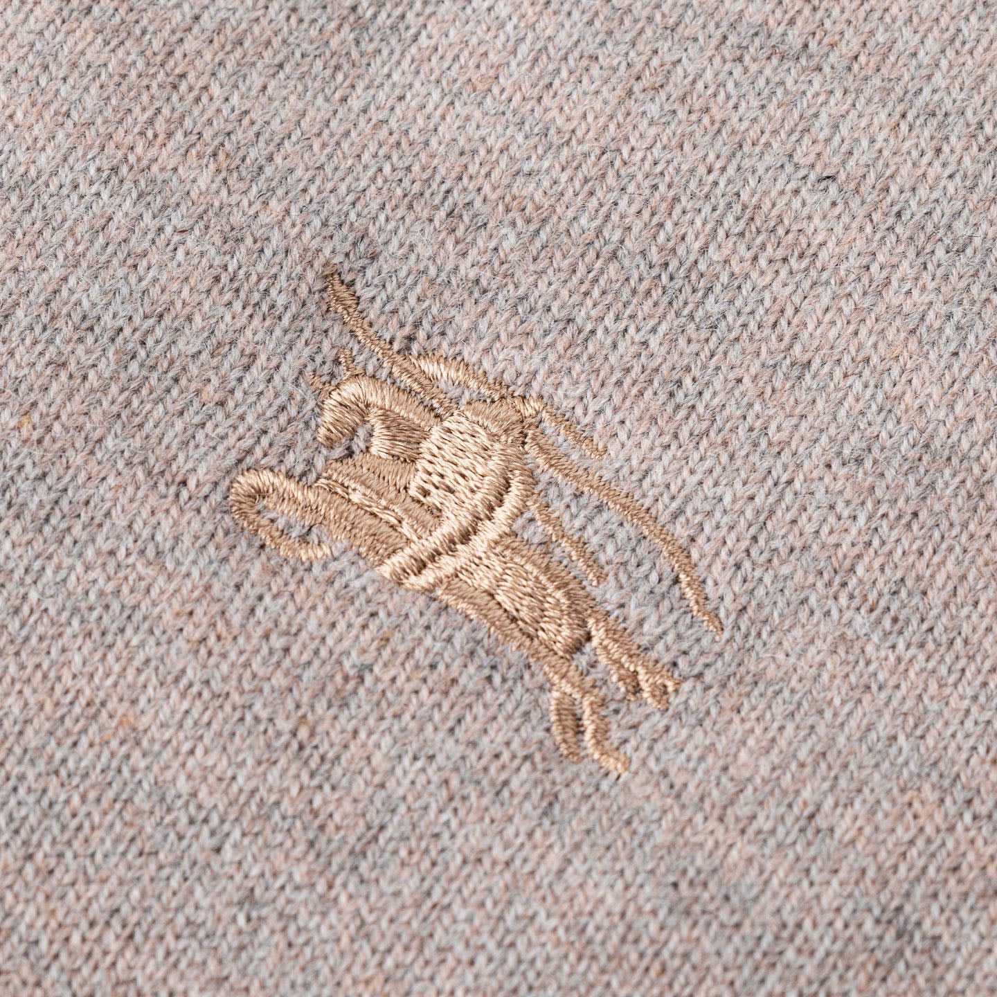 Embroidered cardigan plaid sweater