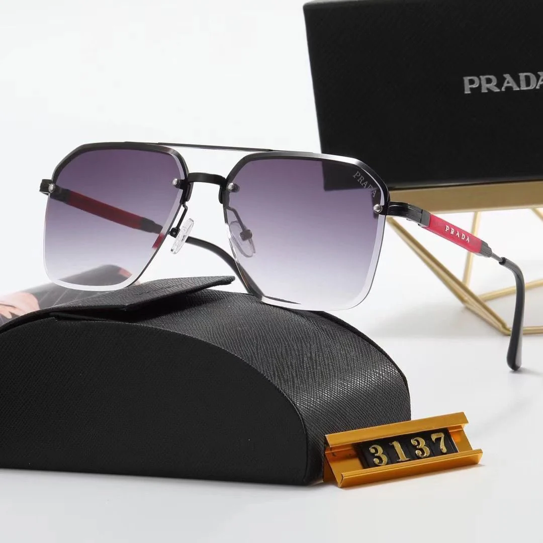 Hot new metal frame square lens sunglasses