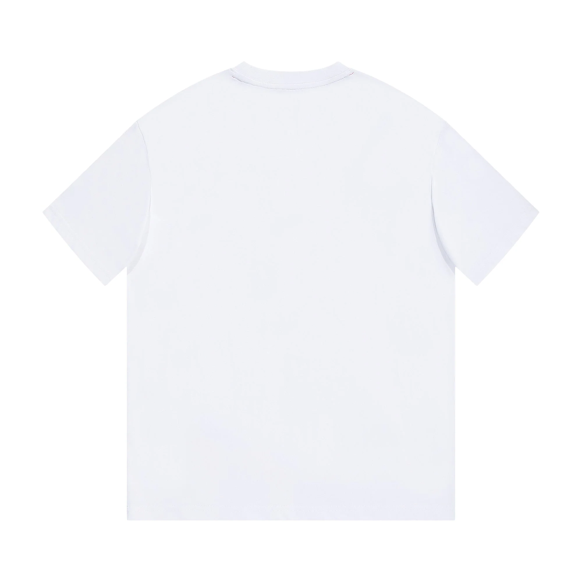Simple embroidered cotton T-shirt