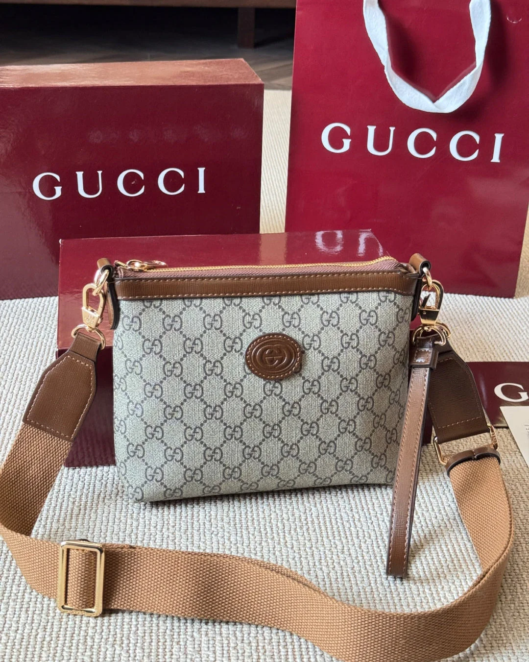 Unisex Vintage Camera Bag