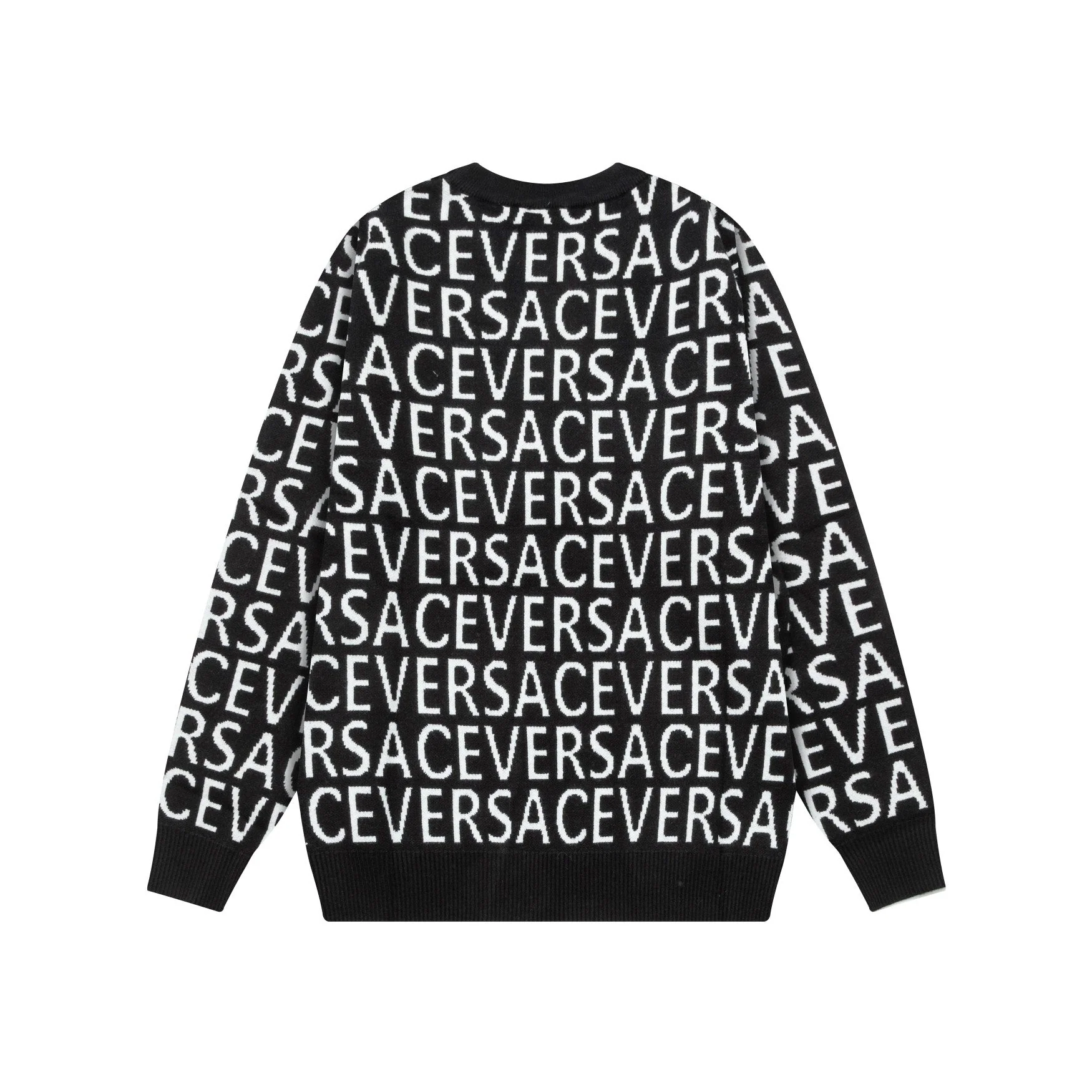 knitted jacquard sweatshirt