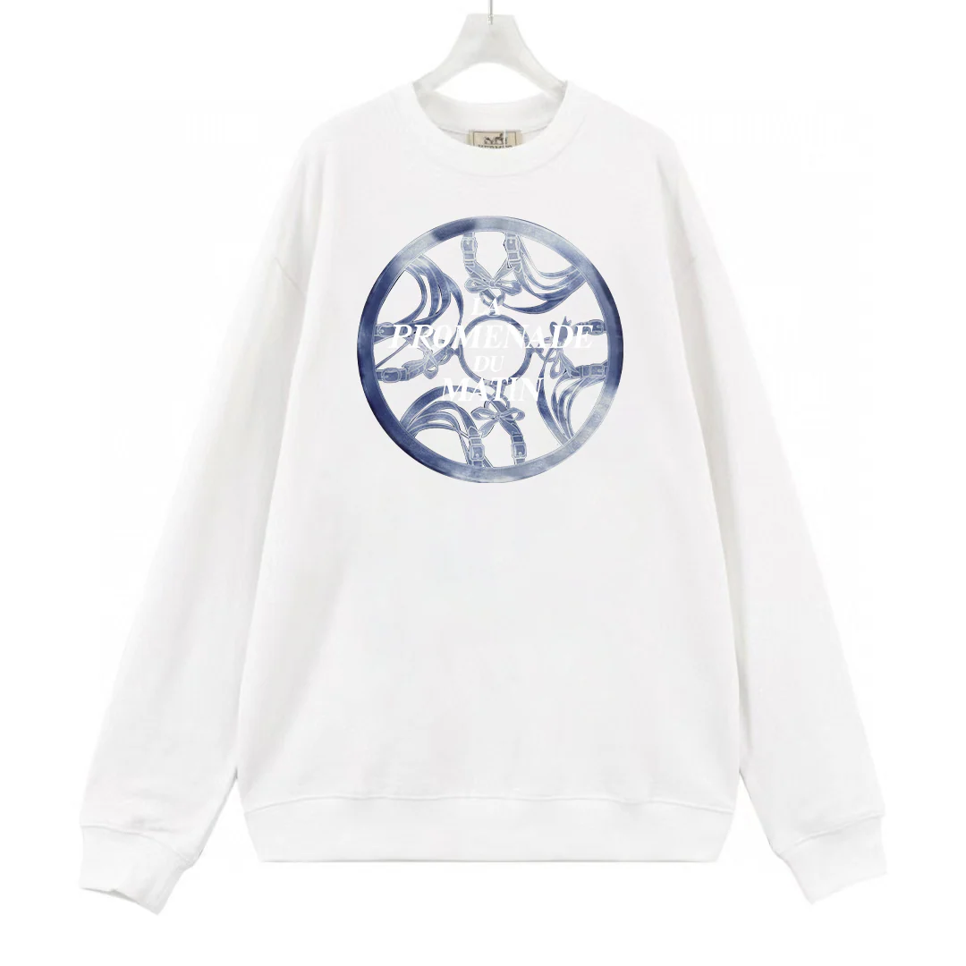 Fashion printed cotton sweatshirt