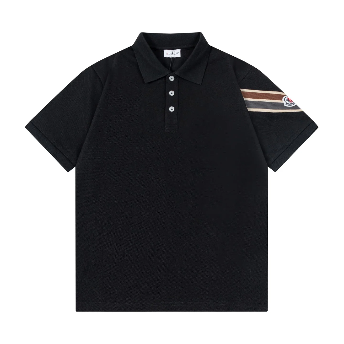 Embroidered cotton polo shirt