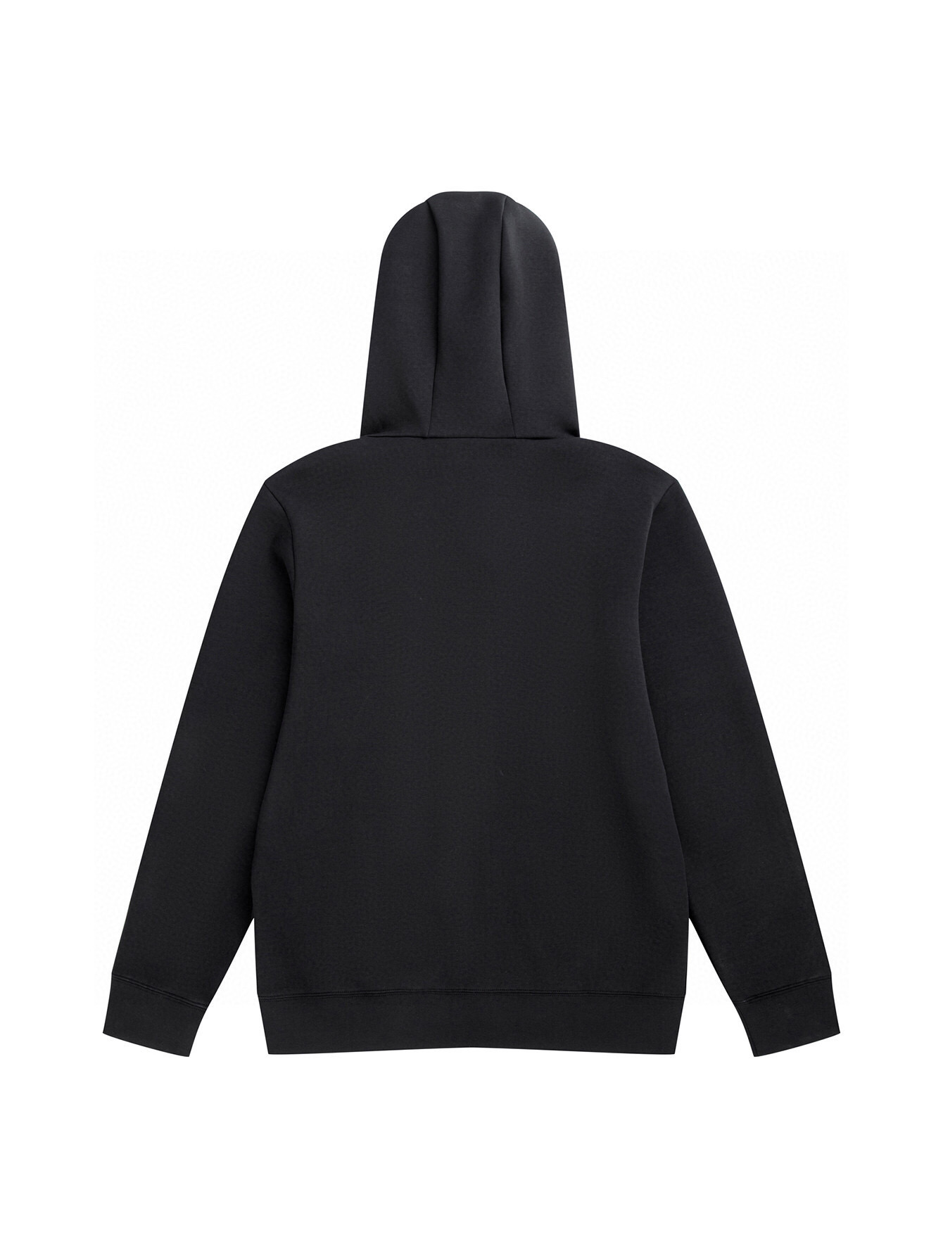 Silicone logo hooded sweatshirt jacket