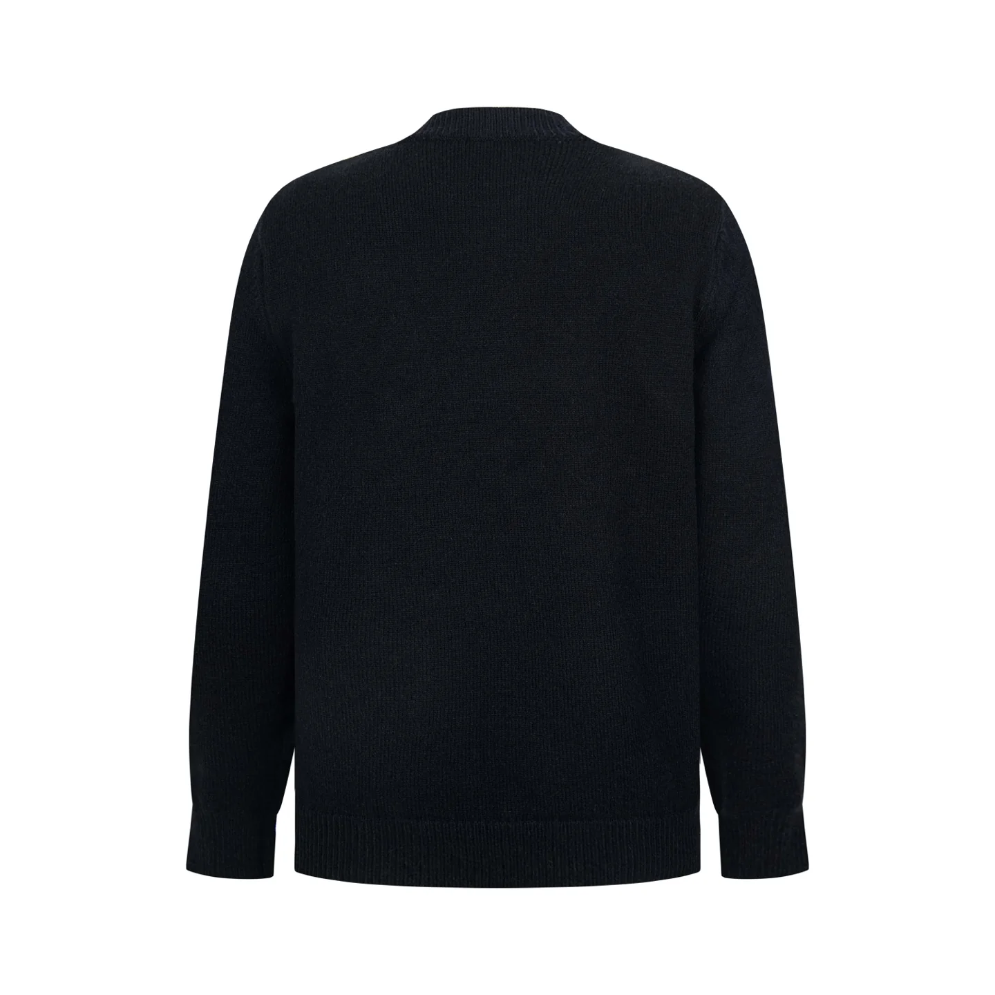 Knitted jacquard cashmere sweater