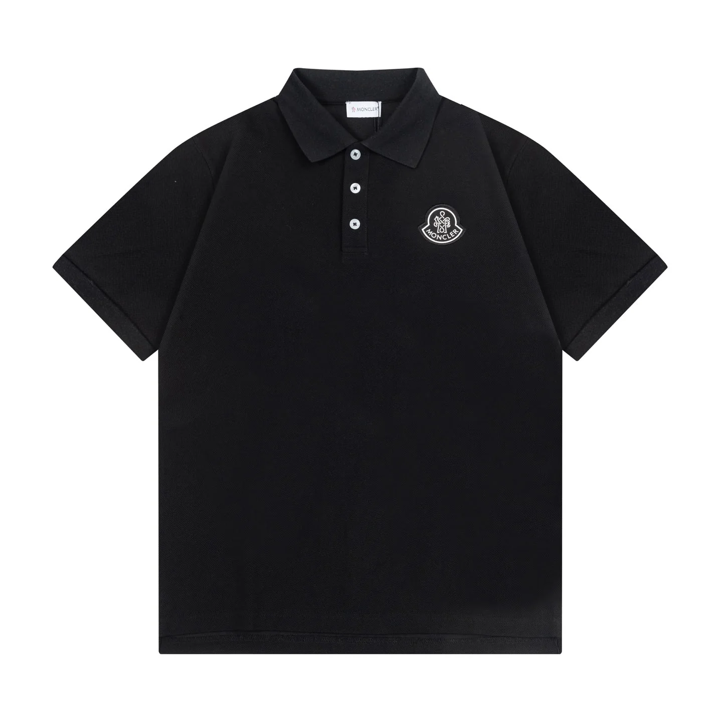 Embroidered cotton polo shirt
