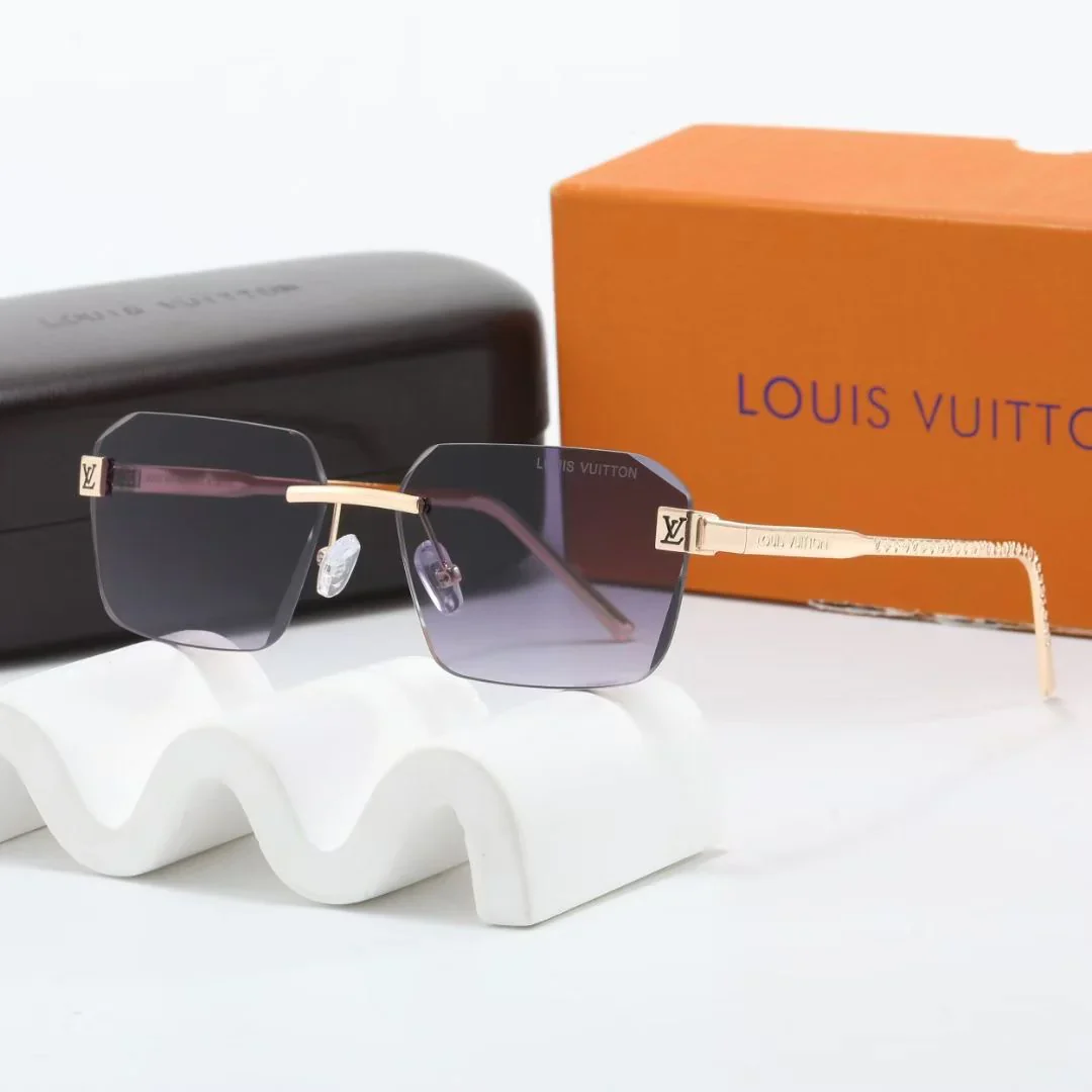 7 colors frameless new metal sunglasses