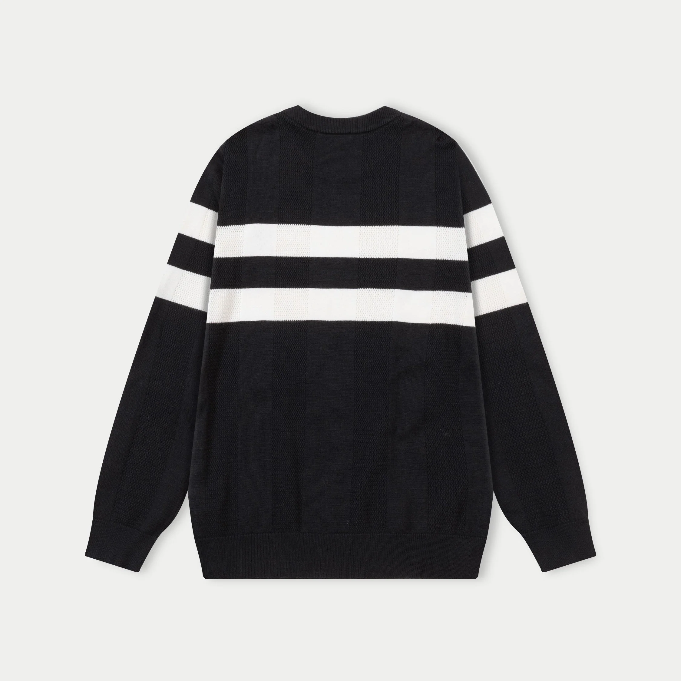 jacquard crew neck cashmere sweatshirt
