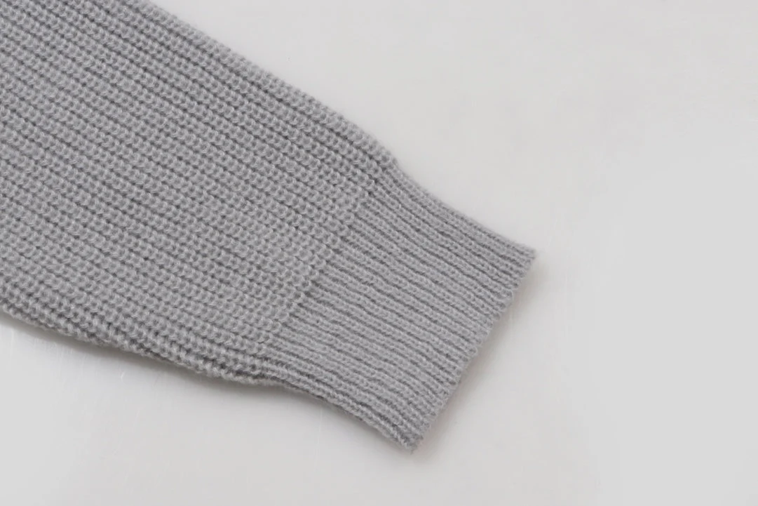 Patch cashmere sweatshirt