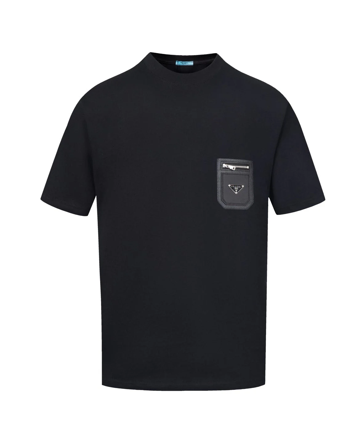 Pocket crew neck cotton T-shirt