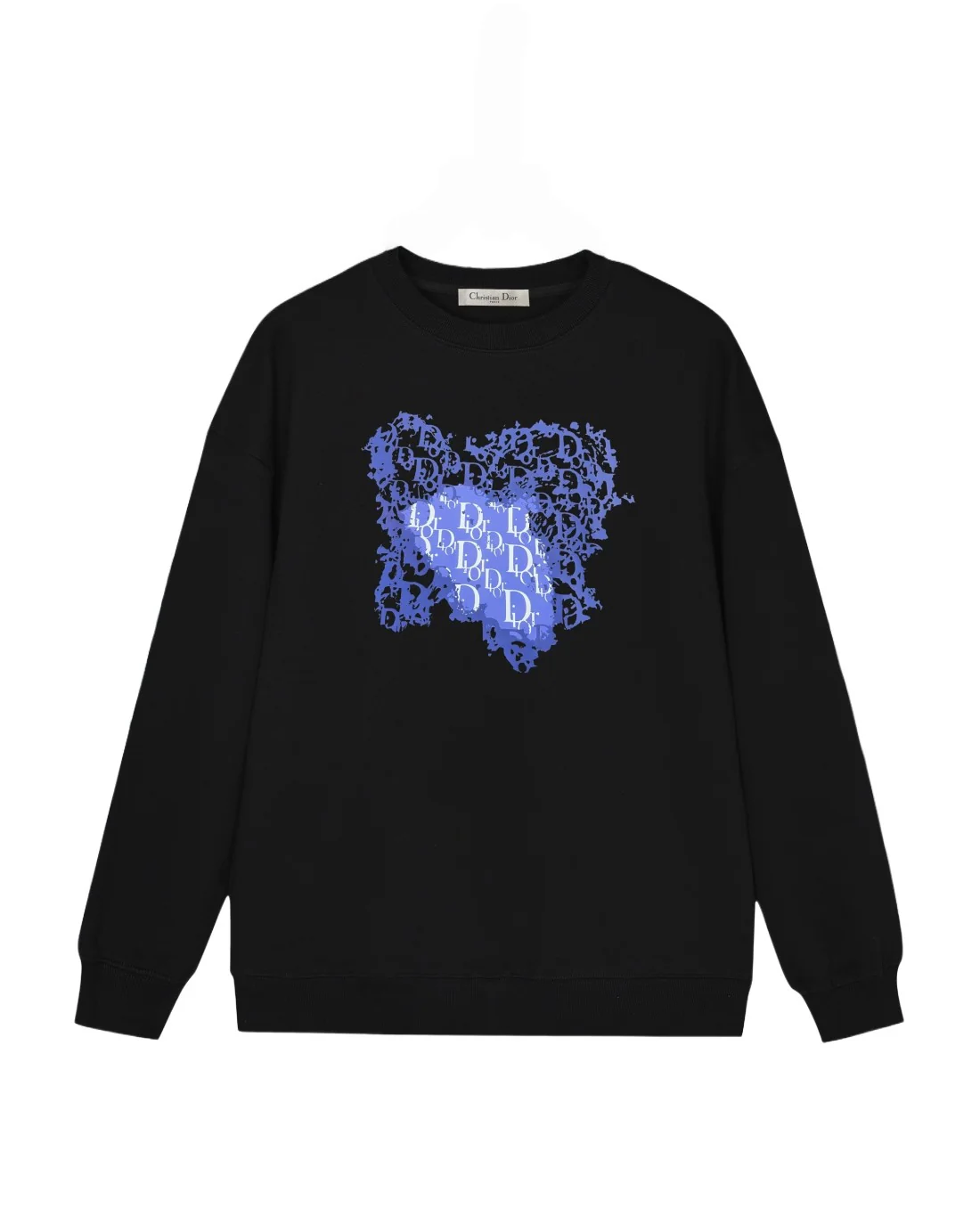 Printed cotton sweatshirt