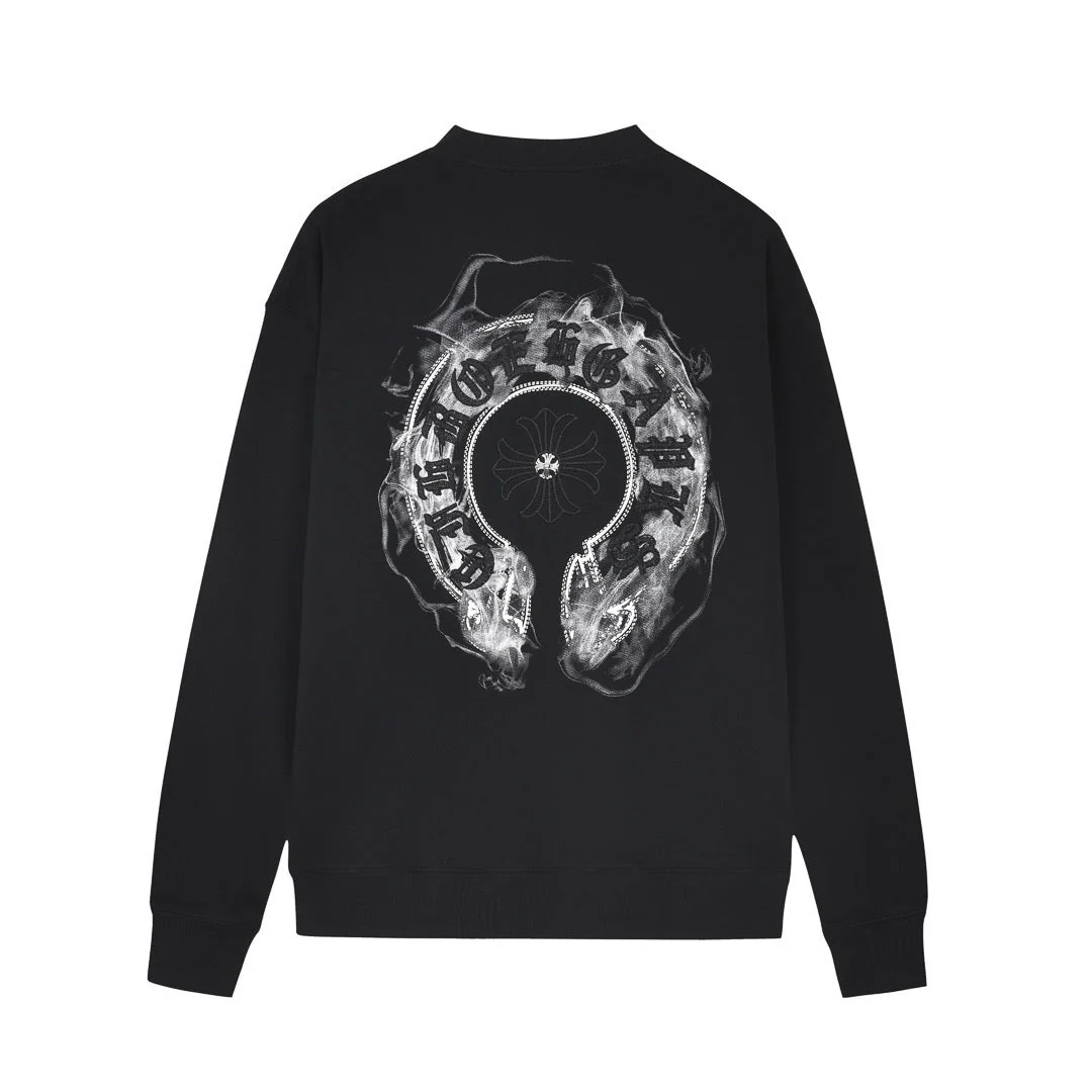 Embroidered Patch Sweatshirt
