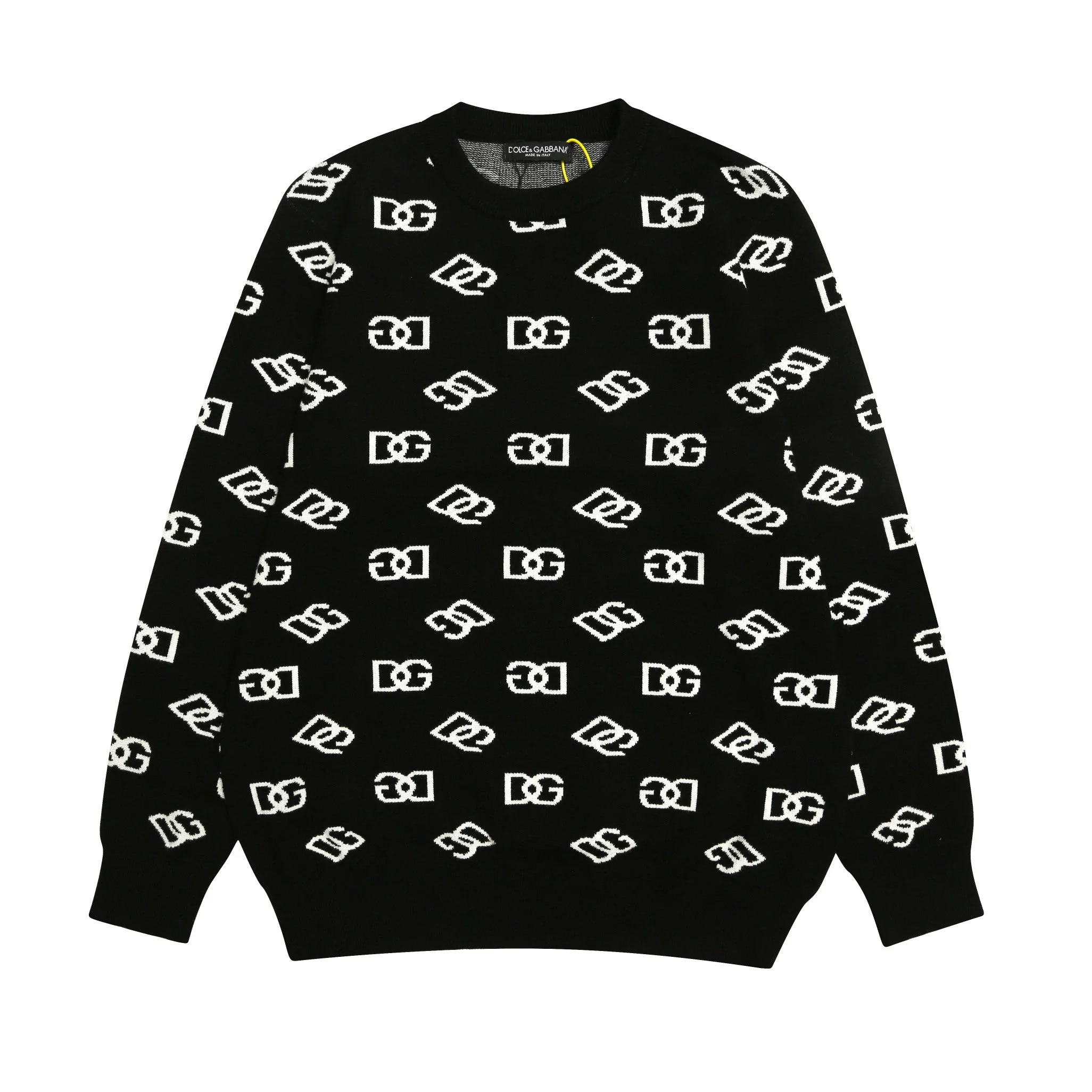 jacquard cotton sweatshirt