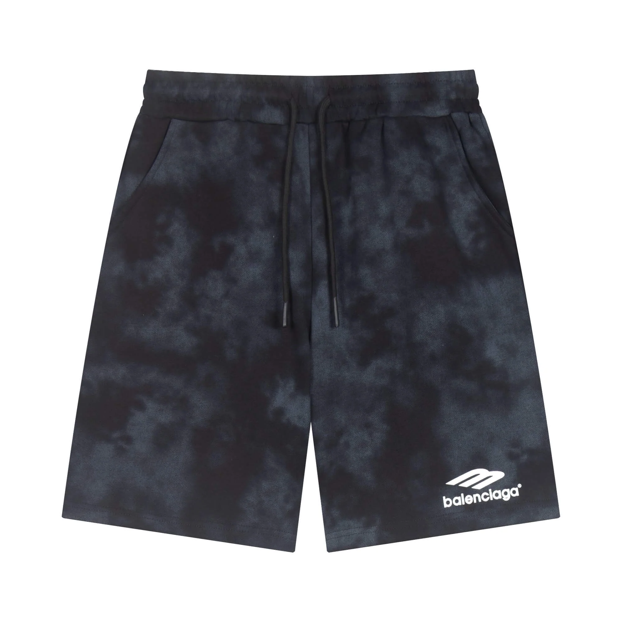 Rendered Embroidered Letter Shorts