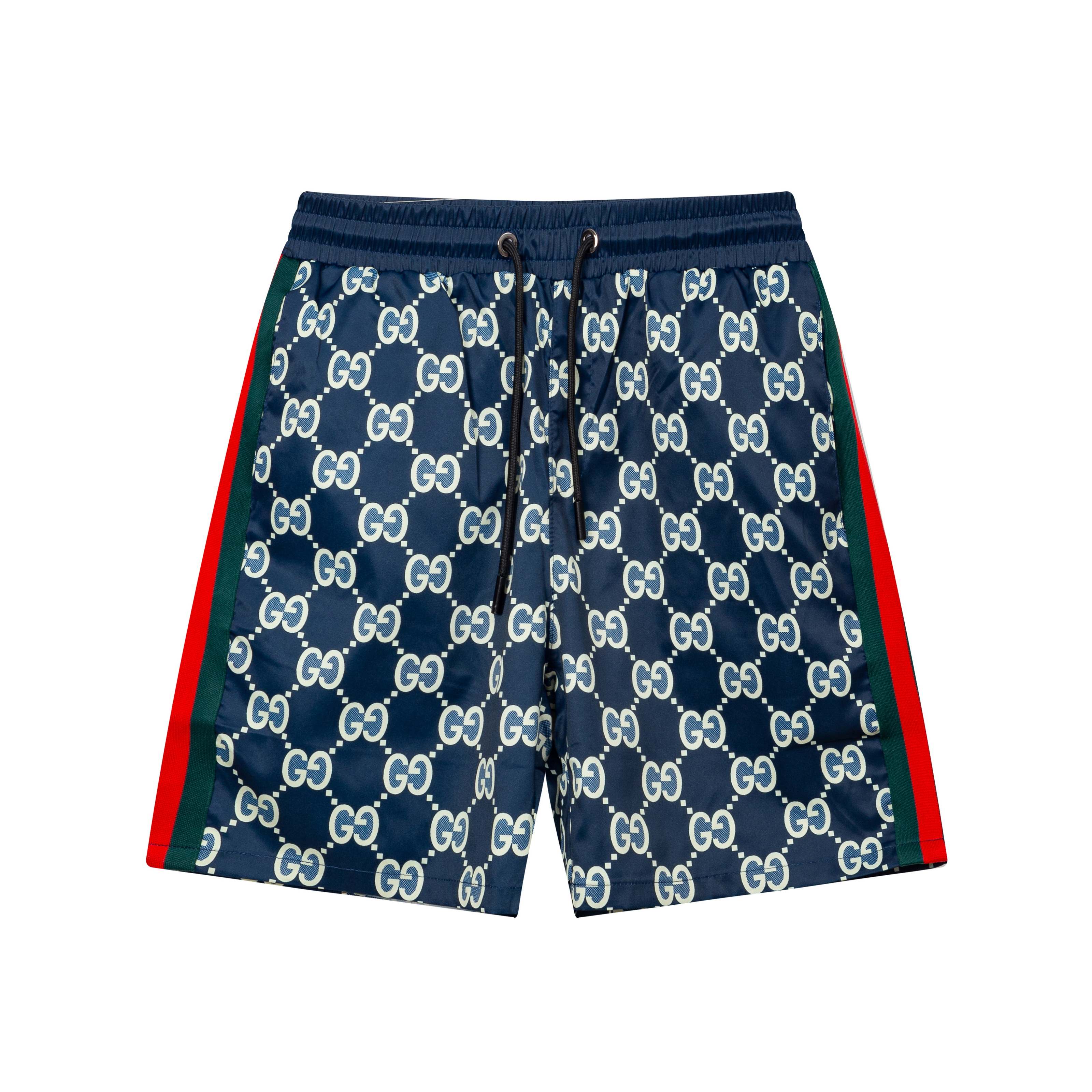 Nylon printed shorts