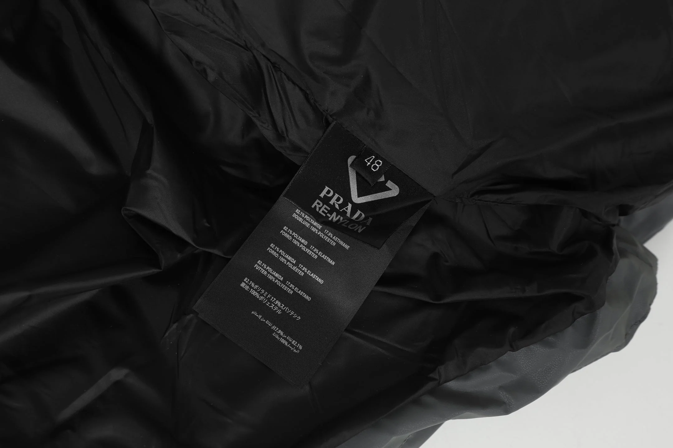 Stand Collar Grey Down Jacket