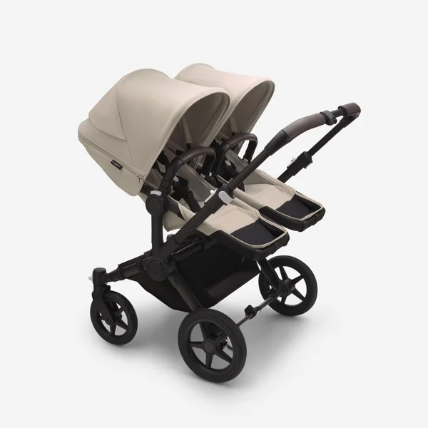 Bugaboo Donkey 5 Twin 2-in-1 Stroller Set Black/Desert Taupe, Desert Taupe