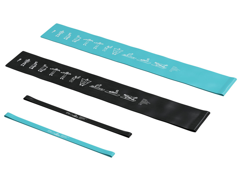 CRIVIT Fitnessbänder-Set, 4-teilig