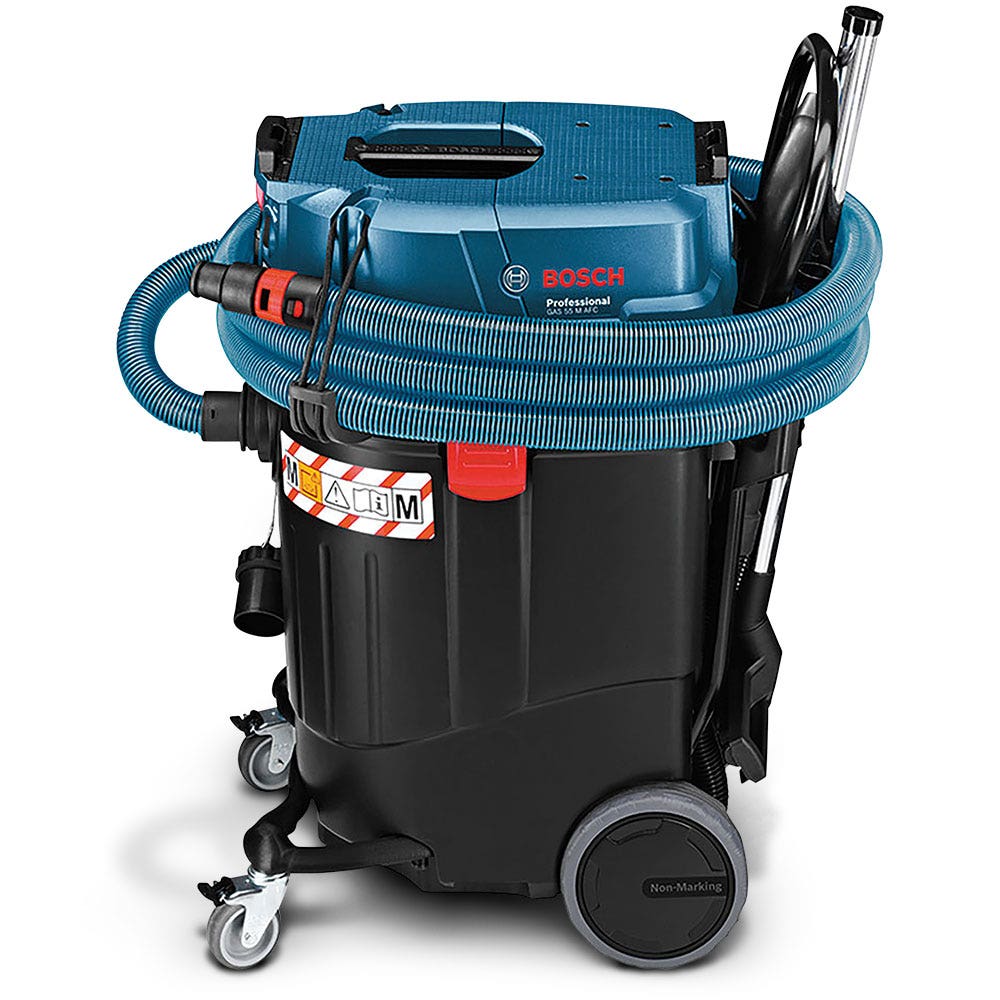 BOSCH 1380W 55L M-Class Wet/Dry Industrial Vacuum Extractor GAS 55 M AFC 06019C3340