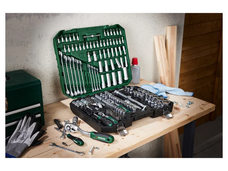 PARKSIDE® Set de douilles, 216 pièces