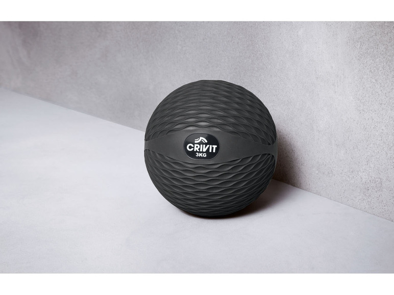 CRIVIT Slam Ball mit Meersandfüllung, 3kg oder 5kg