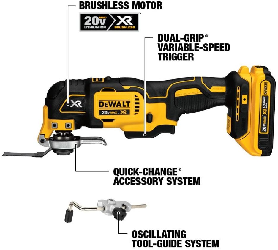 DEWALT 20V MAX XR Brushless Combo Kit, Compact 6 Tool (DCK684D2)