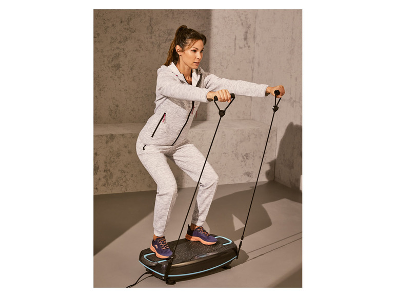 CRIVIT Vibrationsboard, mit Griffen und Expander