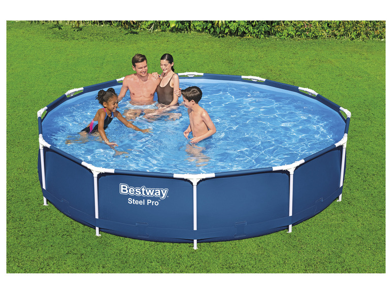 Bestway »Steel Pro« Frame Pool-Set mit Filterpumpe Ø 366 x 84 cm
