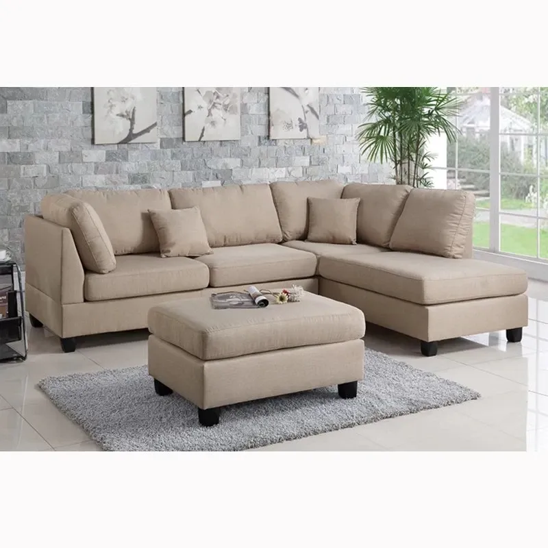 Hemphill 104 Wide Reversible Sofa & Chaise With Ottoman