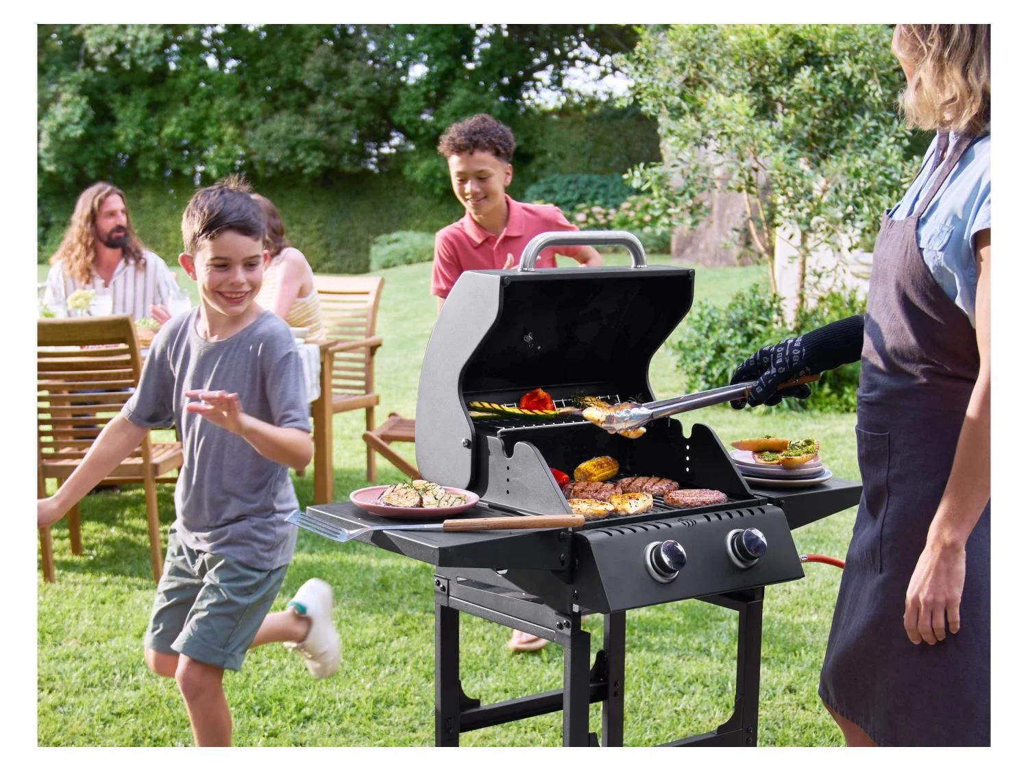 Gasgrill 2-Brenner »Memphis«, mit Warmhalterost