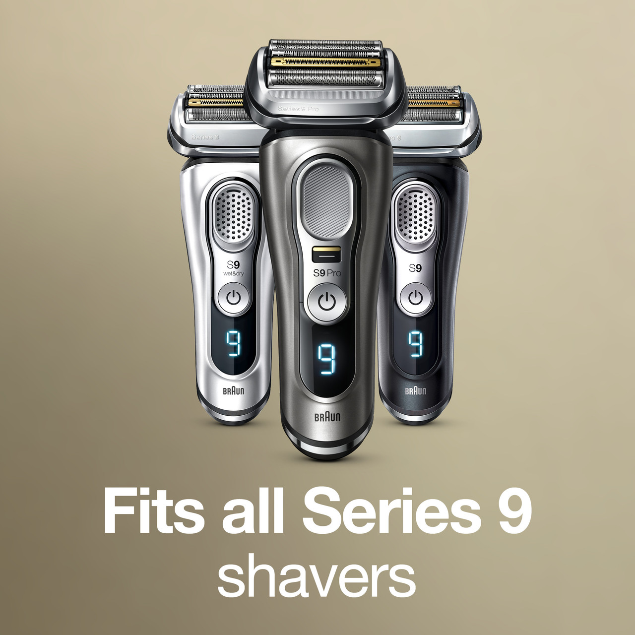 Braun Series 9 Shaver Replacement Head, Compatible with All Series 9 Electric Shavers