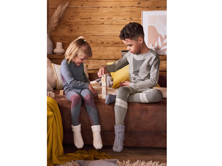 CRIVIT Kinder Jungen Funktionsunterwäsche, 2-teilig, extra warm