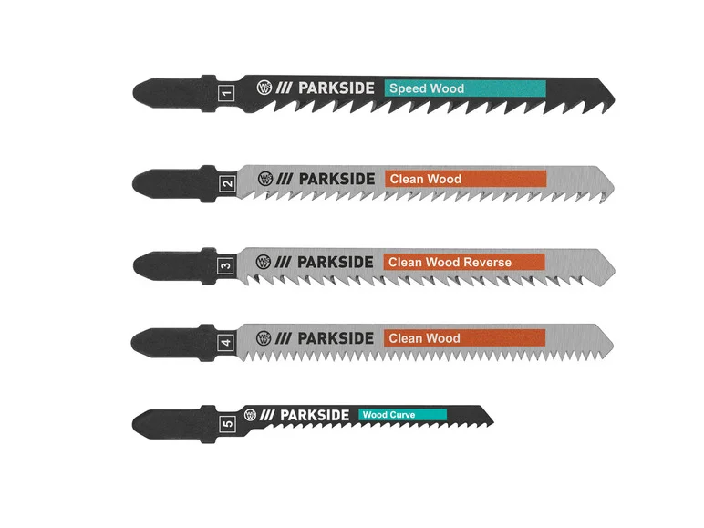 PARKSIDE® Lames de scie sauteuse PSTZ 3 A1, 5 pièces