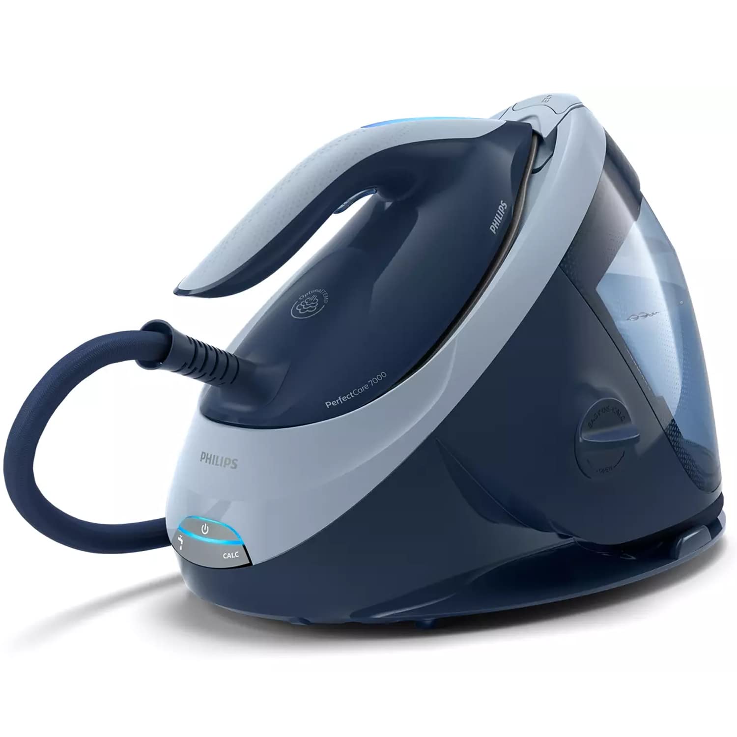Philips PerfectCare Series 7000-2100 W, Steam Generator, 600 g of Steam, 8.0 bar pressure, OptimalTEMP Technology, 1.8 l tank, Navy/Dark Blue (PSG7030/20)