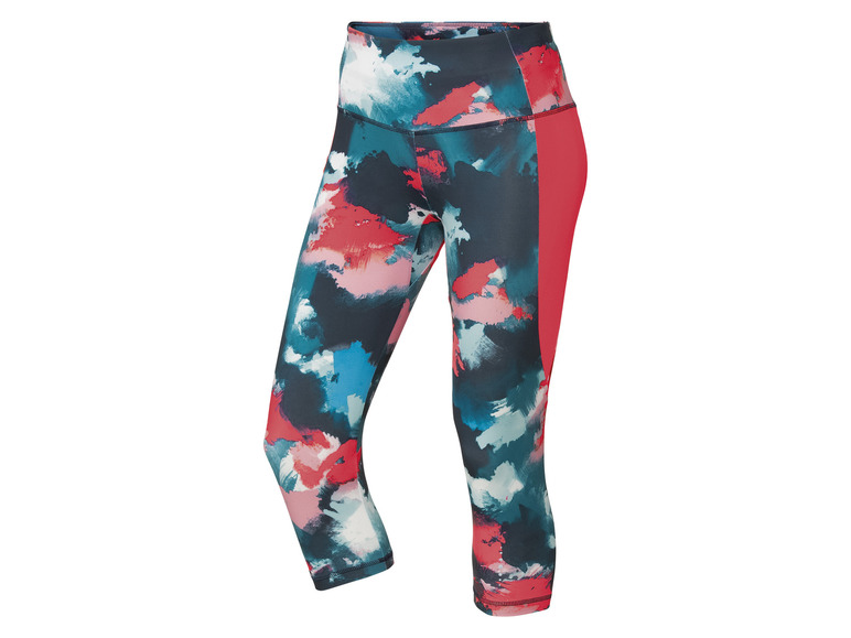 CRIVIT Damen Funktionscapri mit Handytasche