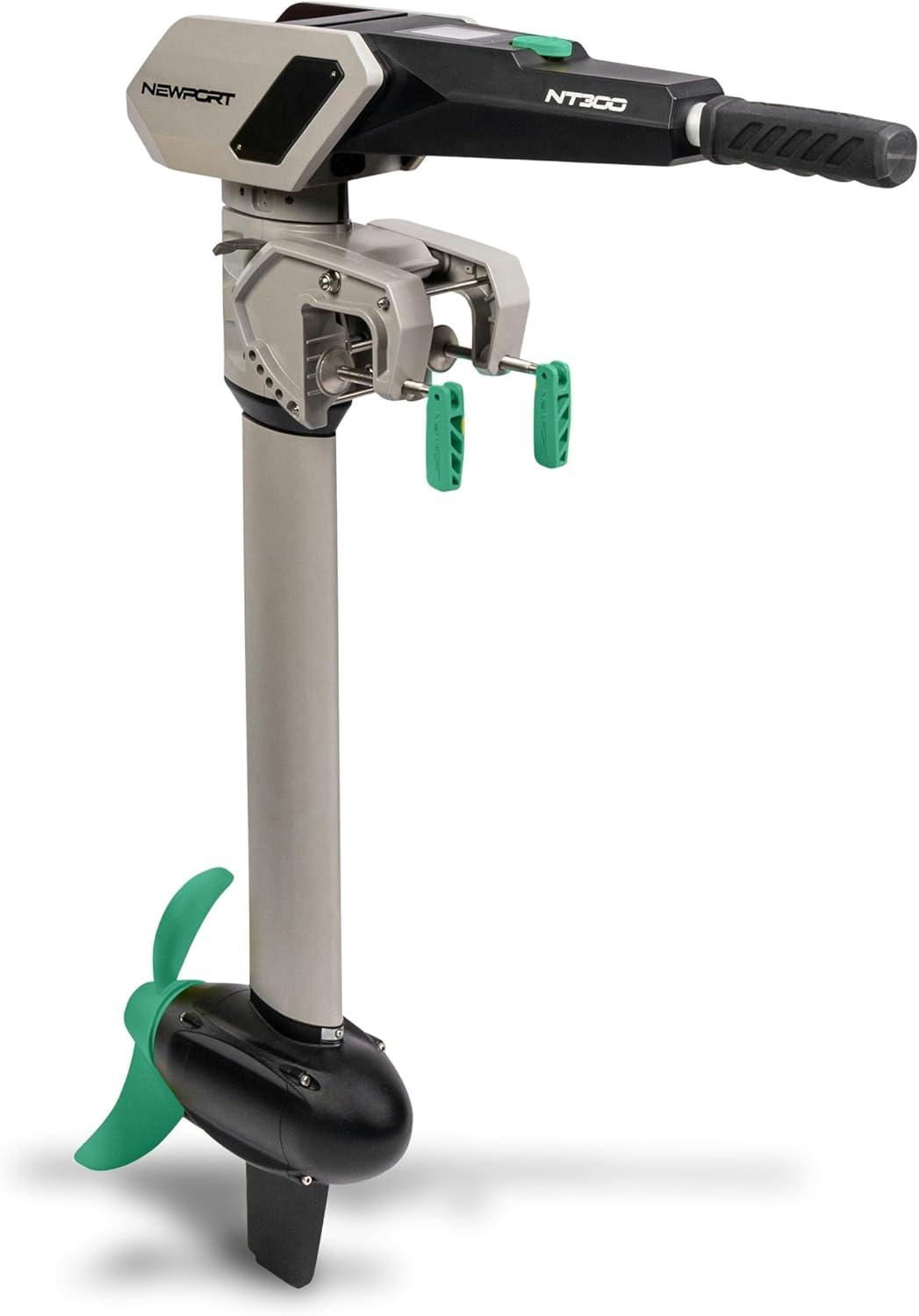 Newport NT300 Electric Outboard Motor - 3HP 1300W Brushless Direct Drive, 66-Mile Range, Ultra-Quiet, Maintenance-Free, Portable, Digital Throttle with LCD Display